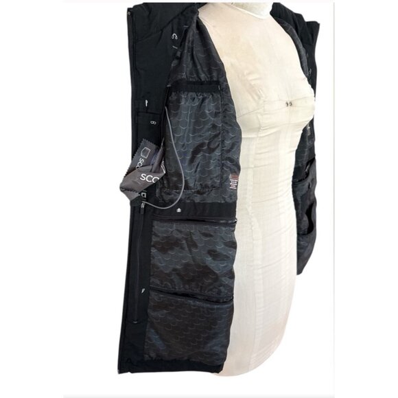 Scottevest Q.U.E.S.T. Vest Women M1 (XXL) Black Water-Repellent Travel Vest W/ 4 - Picture 10 of 13
